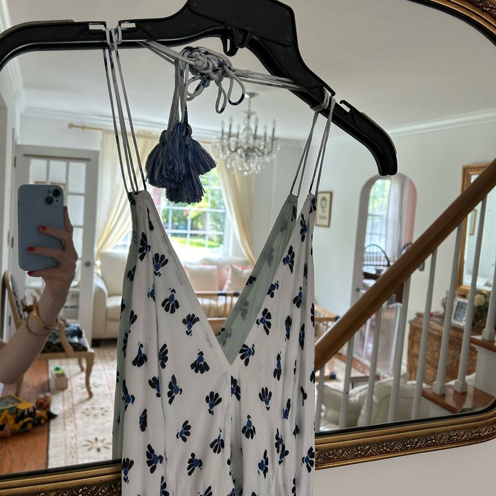 Roller Rabbit tile print halter maxi - Picture 5 of 8